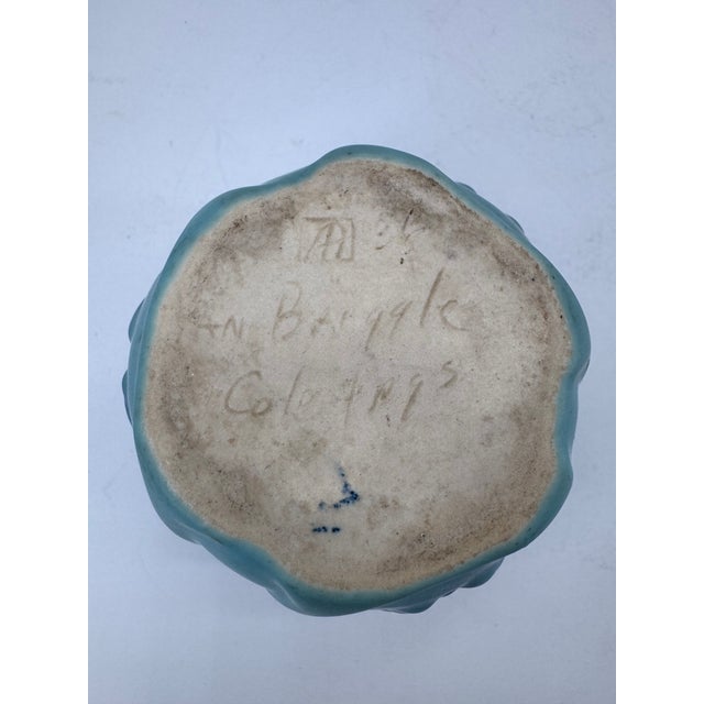 Turquoise 1940s Van Briggle Butterfly Vase For Sale - Image 8 of 9
