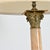 Orange 19th Century French Onyx & Brass Corinthian Column Table Lamp For Sale - Image 8 of 11