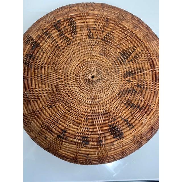 Mid 20th Century East African Coiled Lidded Basket, Possibly Ethiopian For Sale In Denver - Image 6 of 12