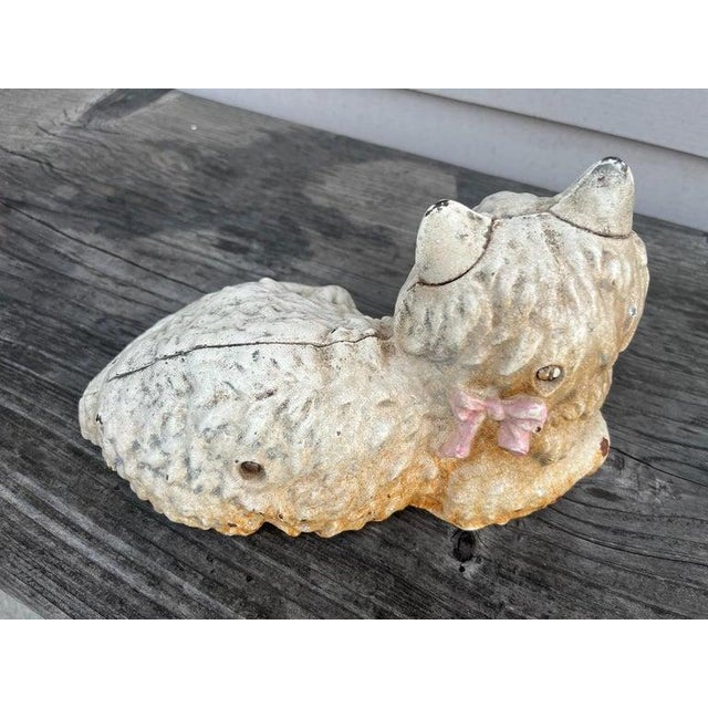 Early 20Thc Original Painted Hubley cat doorstop. This kitty is in very good condition and has wonderful original paint &...