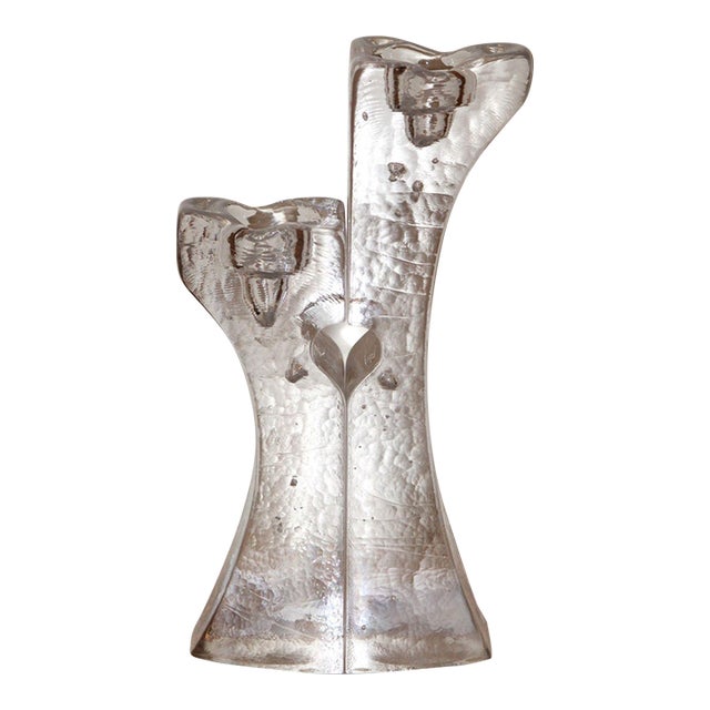 Vintage Kjell Engman for Kosta Boda 'Connect' Series Candle Holders For Sale