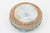 Mid Century Modern Saca Italian Ceramic Bowl With Sgraffito Turquoise Applied Design, 1950's For Sale - Image 9 of 10