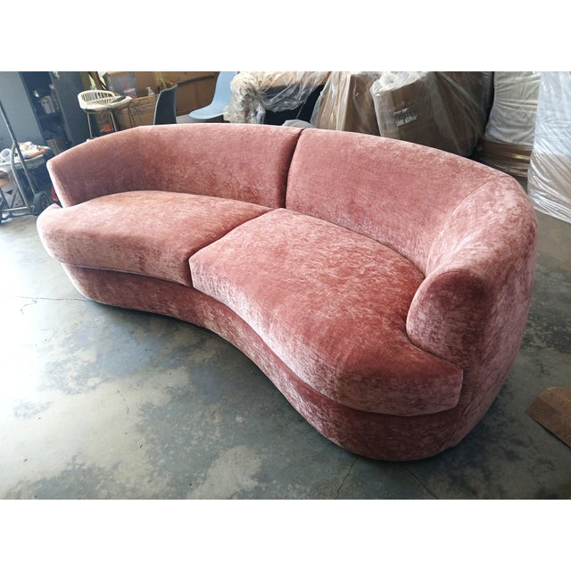 Not Yet Made - Made To Order DesignXQ Scarlet Curved Sofa For Sale - Image 5 of 6