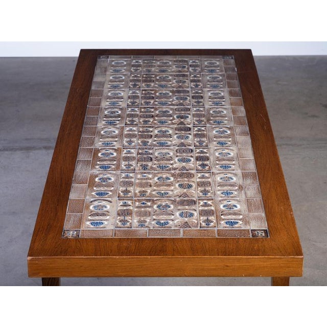 Rectangular Rosewood Coffee Table attributed to Severin Hansen for Haslev Møbelfabrik, 1960 For Sale - Image 6 of 9