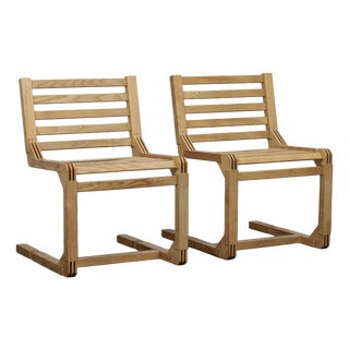 Postmodern Constructivist Chairs, Netherlands, 1980s, Set of 2 For Sale