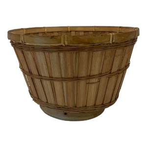 Vintage Hand Made Woven Basket