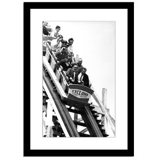 "Norman Mailer Rides the Cyclone" Photograph For Sale