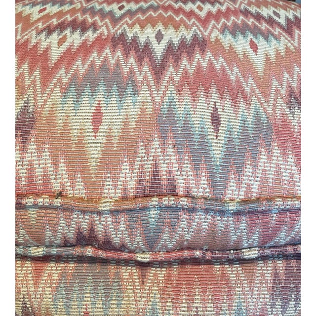 1940s Vintage Hand Carved Mahogany Lounge Chair For Sale - Image 9 of 10