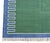 Handmade Cotton Vegetable Dyed Rug, Forest Green, White and Blue Zig Zag Striped Dhurrie-10'x14' For Sale - Image 9 of 12