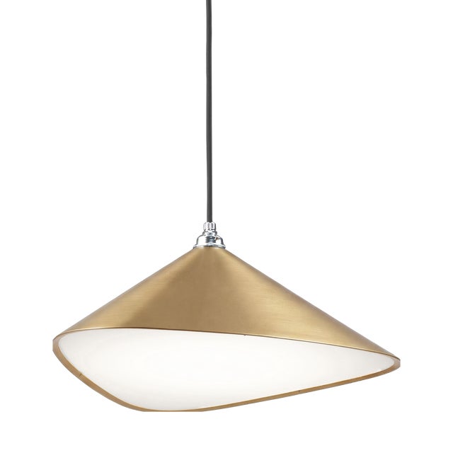 Emily II Pendant Light in Gold Metallic Tone by Daniel Becker for Moss Objects For Sale