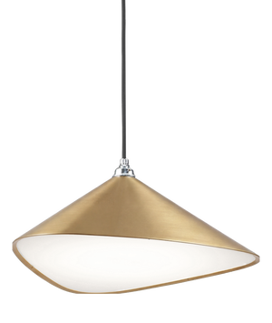 Emily II Pendant Light in Gold Metallic Tone by Daniel Becker for Moss Objects