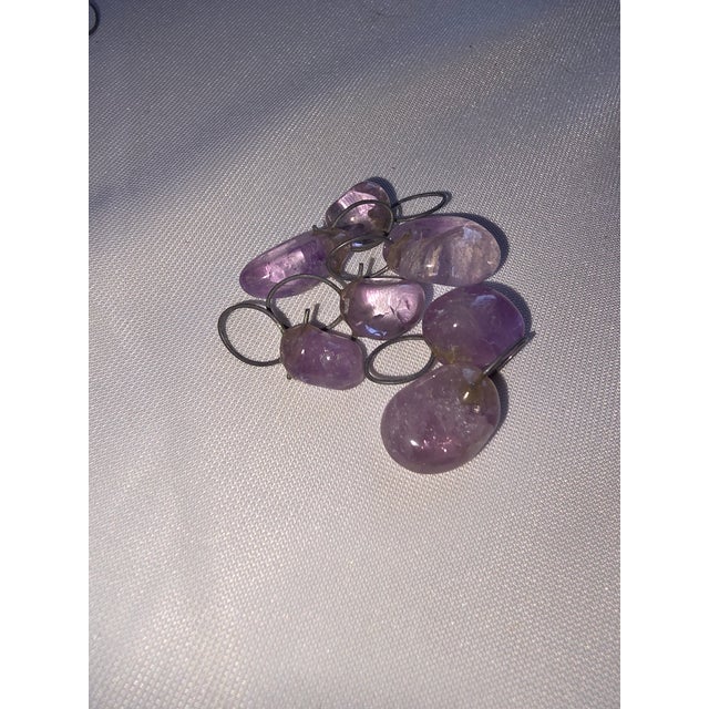Collection of Amethyst Quartz Drops For Sale - Image 11 of 11