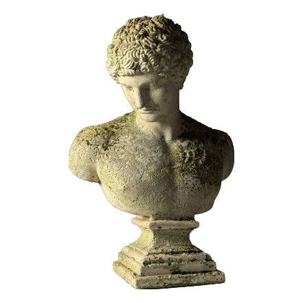 Bust of Hermes in Plaster For Sale