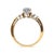 Indulge in the captivating elegance of this exquisite 10K yellow gold ring, adorned with a dazzling collection of...