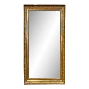 19th Century French Napoleon III Giltwood Mirror