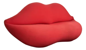Vintage Studio 65 for Gufram Bocca Lips Sofa Red Postmodern Italian Pop Art Design