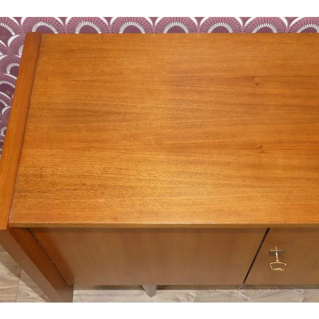 Small Wood Veneer Sideboard, 1960s For Sale - Image 10 of 12