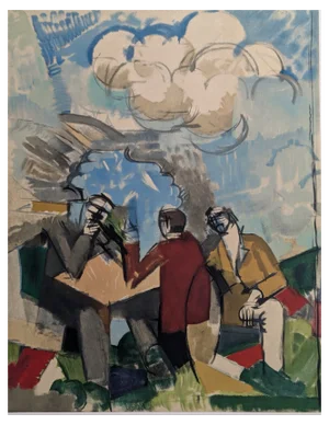 Roger de la Fresnaye, Conquest of the Air, Lithograph, 1968