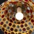 Mid Century Modern Chunk Polychrome Jewel & Gilt Frame Hanging Light For Sale - Image 4 of 8