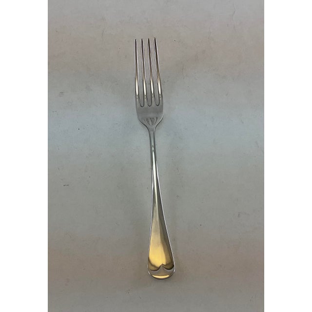 1980s Silver Dessert/Salad Fork, Rattail. For Sale In New York - Image 6 of 12