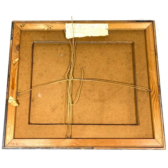 Mid 20th Century Mid Century Abstract Expressionist Painting For Sale - Image 5 of 5