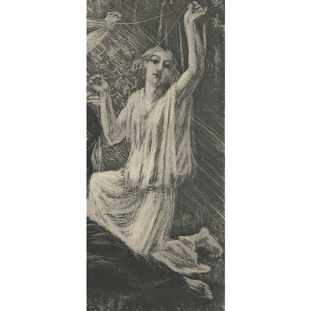 1920s Raphaël Drouart, The Fates, 1920s, Etching For Sale - Image 5 of 11