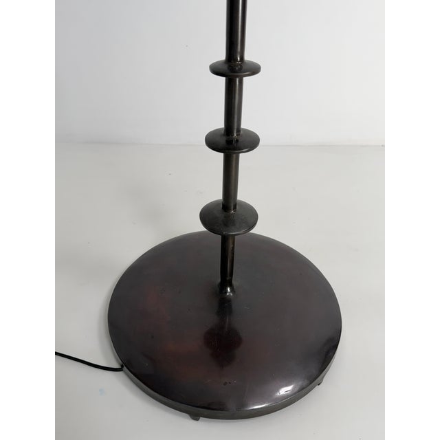 Metal Contemporary Vendome Floor Lamp For Sale - Image 7 of 12