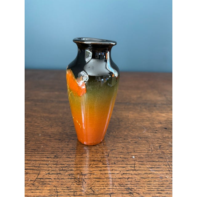 Roseville Pottery 1900s Antique Roseville Rozane Royal Miniature Standard Glaze Floral Cabinet Vase - Shape 15 For Sale - Image 4 of 8
