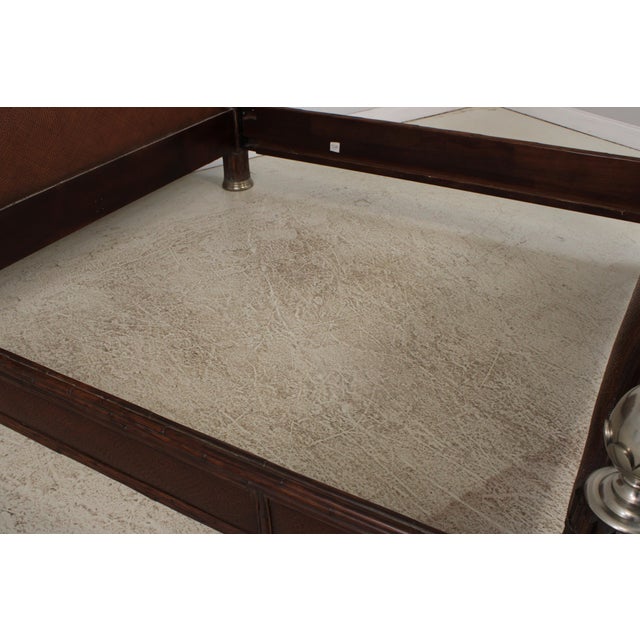 Thomasville Ernest Hemmingway Kilimanjuro King Size Bamboo Bed For Sale In Philadelphia - Image 6 of 14