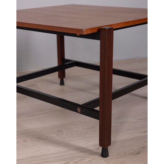 Brown Vintage Italian Wooden Coffee Table, 1960s For Sale - Image 8 of 10
