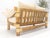 Ficks Reed Thick Bamboo Frame Mid Century Modern c1970s Loveseat Sofa MINT For Sale - Image 4 of 18