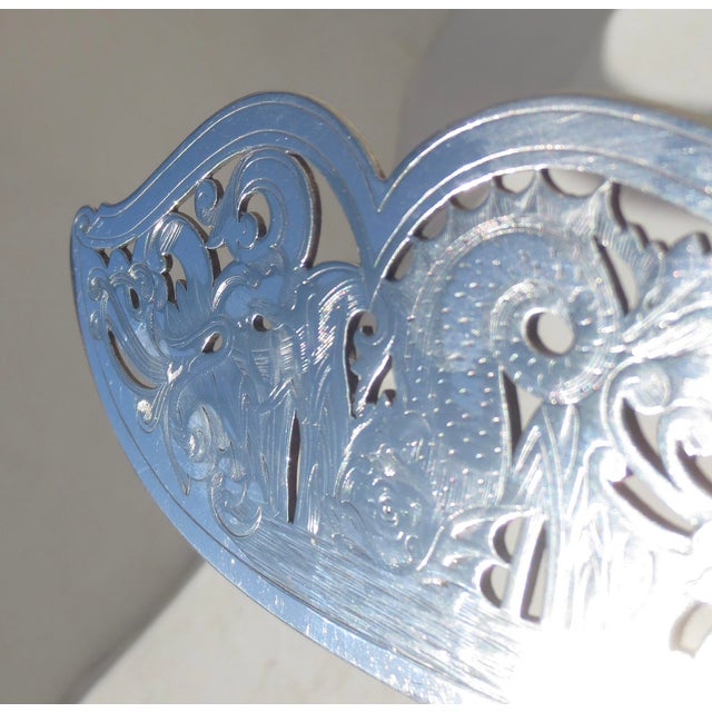 Silverplate Fish Server English For Sale - Image 4 of 9