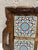 Vintage Hand Carved Wood Talavera Tiles Mexico Charcuterie Tray For Sale - Image 4 of 8