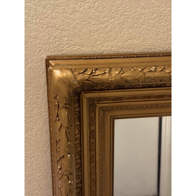 Wood Large Ornate Baroque Gold Gilt Mirror – Elaborate Leaf & Berry Frame – Vintage/Traditional For Sale - Image 7 of 11