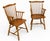 Wood Pair of Vintage Stickley Windsor Armchairs For Sale - Image 7 of 8
