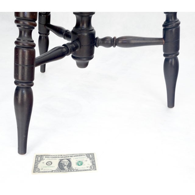 Wood Very Fine Turned Mahogany Wood Center Floor Coat Rack Victorian MINT For Sale - Image 7 of 10