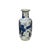 1980s Oriental Blue White People House Gathering Graphic Porcelain Art Vase For Sale - Image 5 of 11