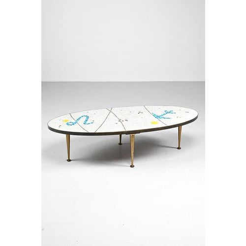 Vintage Mosaic Side Table, 1950s For Sale - Image 11 of 11