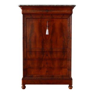 Early 19th Century French Louis Philippe Secretary, Secretaire à Abattant For Sale