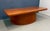 Dyrlund Danish Teak Executive Desk With Rounded Drum Pedestal Base, C. 1970s For Sale - Image 9 of 12