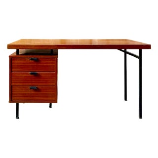 Drawer Desk by Jacques Hitier for Charron For Sale