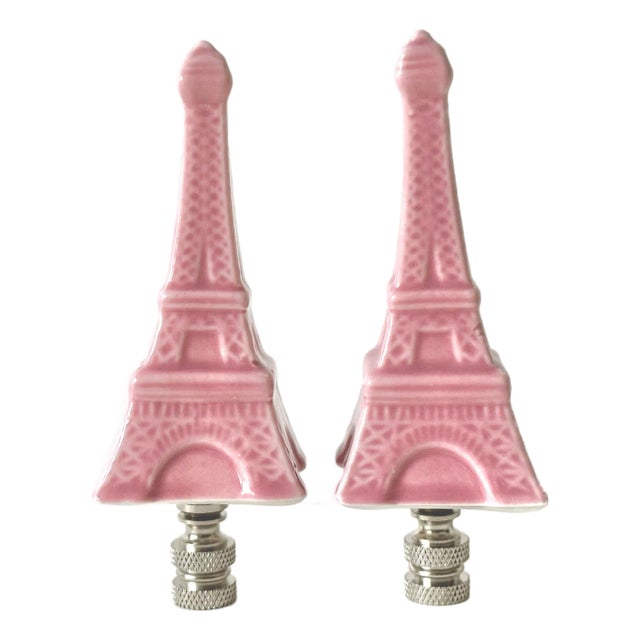 Eiffel Tower Lamp Finials - A Pair For Sale