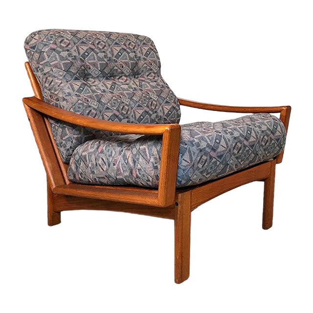 Danish Teak Easy Chair from Glostrup, 1960s For Sale