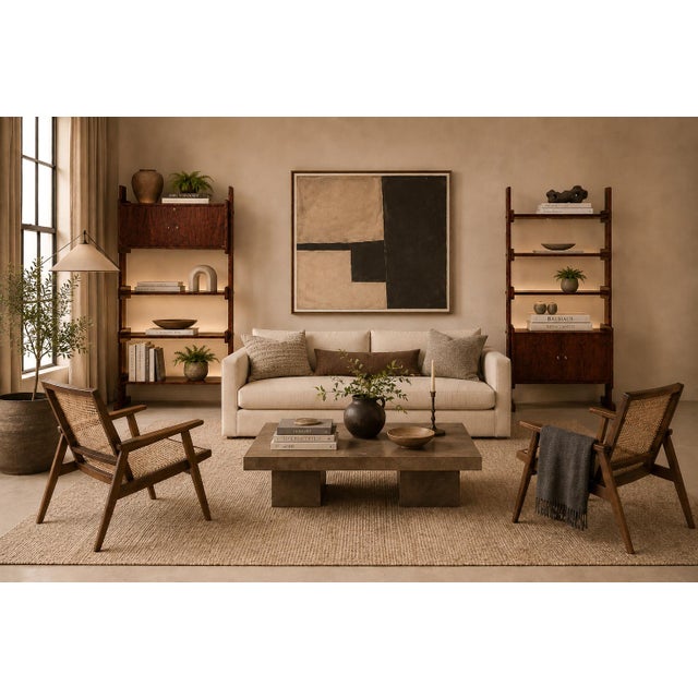 Pair of Brazilian Modern Adjustable Bookshelves With Cabinets in Rosewood, Brazil, 1960s For Sale - Image 10 of 17