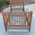 Vintage Rattan & Bamboo Sleigh Bed, Chinoiserie Style For Sale - Image 4 of 11