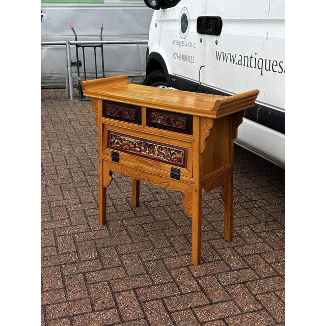 Console Table with Drawers For Sale - Image 3 of 8