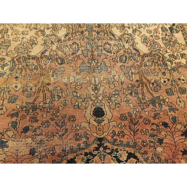 Antique Hand-Knotted Persian Rug. 4'x 7' For Sale - Image 14 of 16