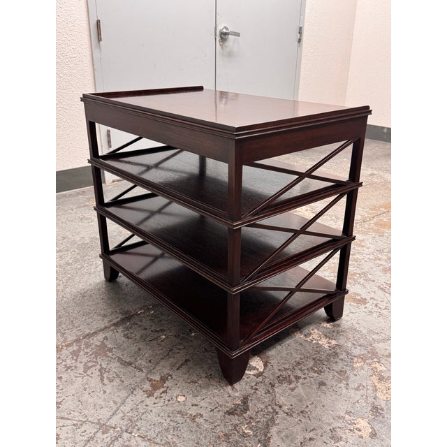 Wood Rose Tarlow Pemberley Mahogany Bookstand For Sale - Image 7 of 12