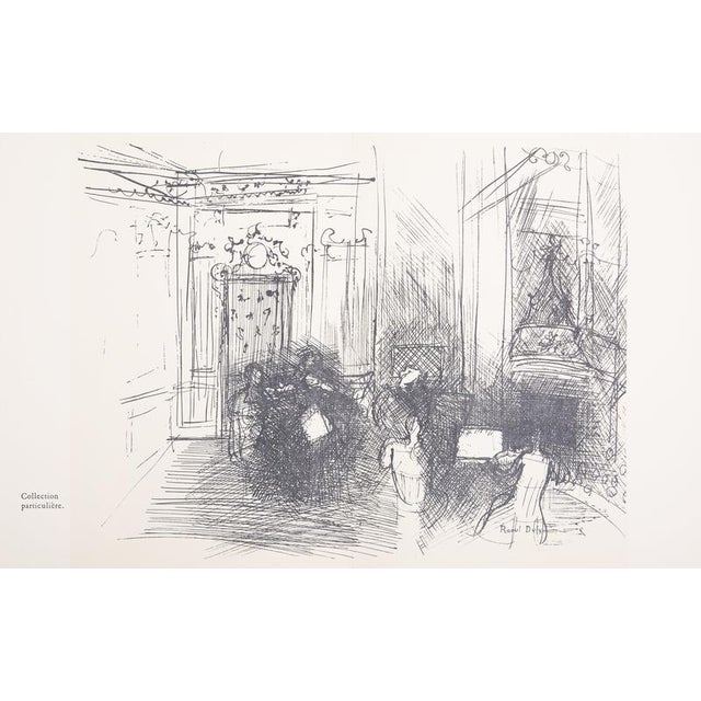 Raoul Dufy, Interior of a Parisian Living Room, Lithograph For Sale - Image 5 of 5
