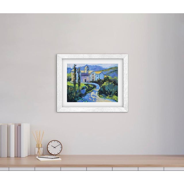 Quiet Places & Journeys — Coastal Light Original oil painting by L. Haas, 12 x 12 in unframed canvas panel, signed. A...